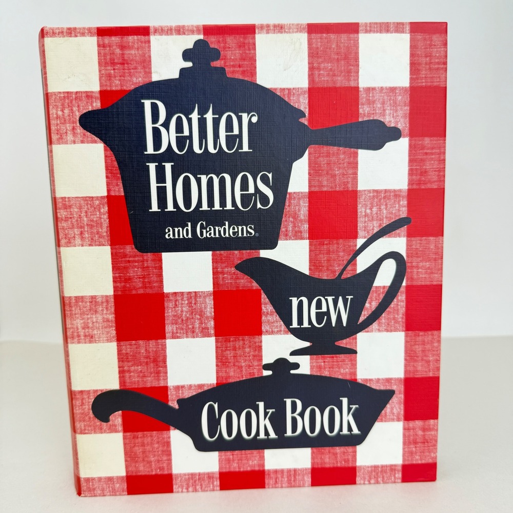 Better Homes and Gardens New Cook Book 1953 Reprint Red Plaid Binder